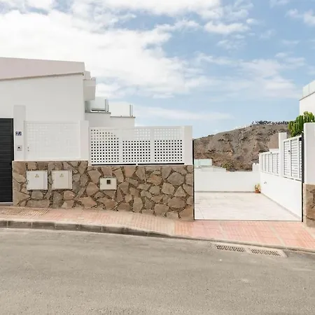 Big Tauro With Private Heated Saltwater Pool & Jacuzzi & Bbq & Game & Arcade Games Mogán